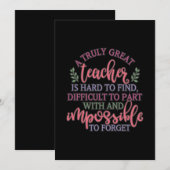 Funny Teacher Wertungstag Ideen Dankeskarte (Vorne/Hinten)