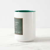 Funny Teacher - Wie ich mathematische Probleme seh Tasse (Zentrum)