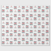 Funny Teacher Wrapping Paper - Spektakulärer Lehre Geschenkpapier (Flach)