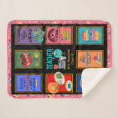 Funny Teacher zitiert das beste Geschenk je Name D Sherpadecke (Vorderseite (Horizontal))