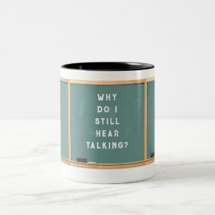 Funny Teacher Zweifarbige Tasse