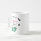Funny Teachers Christmas Stop Saying "6 7" Kaffeetasse (Vorderseite Links)