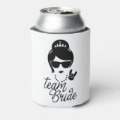 Funny Team Bride Gift for Bachelorette Party Dosenkühler (Kanne Rückseite)