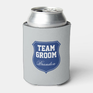 Funny Team Groom kann Kühler für Hochzeitsfeier Dosenkühler