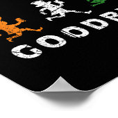 Funny Team Irish Goodbye St Patricks Day St Pattys Poster (Ecke)