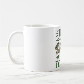 Funny Team Spacher Camouflage Lehrer Lehrer zurück Kaffeetasse