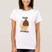 Funny Team Sprinkles Ice Cream T-Shirt, spielerisc T-Shirt (Vorderseite)
