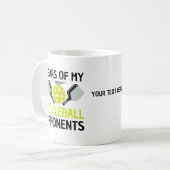 Funny Tears of My Pickleball Opponents  Kaffeetasse (Vorderseite Links)