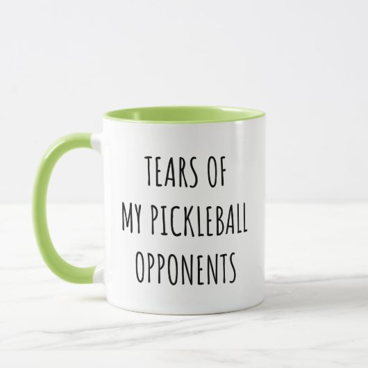 Funny Tears Of My Pickleball Opponents Sarcasm Tasse (Links)