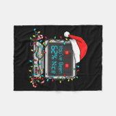 Funny Tech Christmas Geek Ai Holiday Humor Nerd Sh Fleecedecke (Vorderseite (Horizontal))