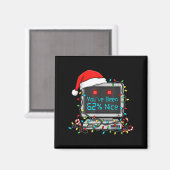 Funny Tech Christmas Geek Ai Holiday Humor Nerd Sh Magnet (Vorderseite/Rückseite)