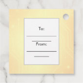 Funny Tech Geschenkmarke - "Fehler 404: Better Gif Geschenkanhänger (Rückseite)