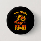 Funny Tech Guy Suprt Computer Geek Nerd Engineer G Button (Vorderseite)