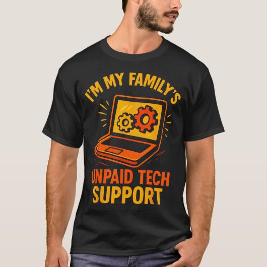 Funny Tech Guy Suprt Computer Geek Nerd Engineer G T-Shirt (Vorderseite)