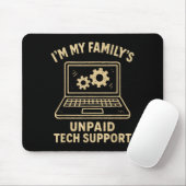Funny Tech Lover Graphic Tee Computer Geek Nerd En Mousepad (Mit Mouse)