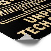 Funny Tech Lover Graphic Tee Computer Geek Nerd En Poster (Ecke)