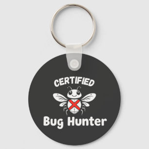 Funny Tech Schlüsselanhänger - "Certified Bug Hunt