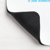 Funny Tech Spaß Es gibt keine Cloud sein Computer Mousepad (Ecke)