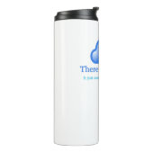 Funny Tech Spaß Es gibt keine Cloud sein Computer Thermosbecher (Nach links gedreht)