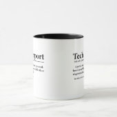 Funny Tech Support Definition Tasse (Zentrum)