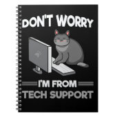 Funny Technical support Chat Lover Computer Scienc Notizblock (Vorderseite)