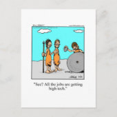 Funny Technology Spaß Postcard Postkarte (Vorderseite)