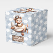 Funny Teddy Bear Pilot Boy Baby Fevor Box Geschenkschachtel (Vorderseite)