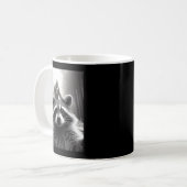 Funny Tee Ed Raccoon Selfie Bigfoot Gift Mens Wome Kaffeetasse (Vorderseite Links)