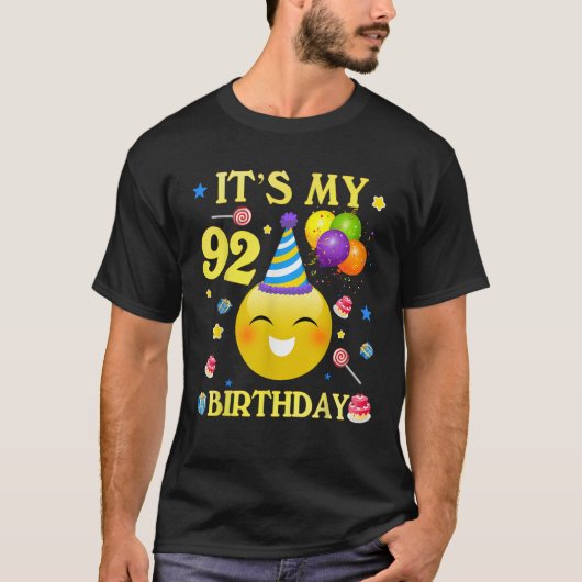 Funny Tee It s My 92nd Birthday Gift 92 Years Old (Vorderseite)