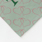 Funny Tee Liebe Sie zur Kochnische Frau Fleecedecke (Ecke)