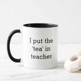 Funny Tee Lover Lehrer Slogan Staffroom Tasse