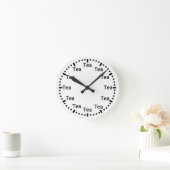 Funny Tee O' Clock Wall Clock Runde Wanduhr (Zuhause)