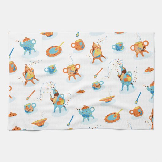 Funny Tee - Party. Küchenhandtuch Geschirrtuch (Horizontal)