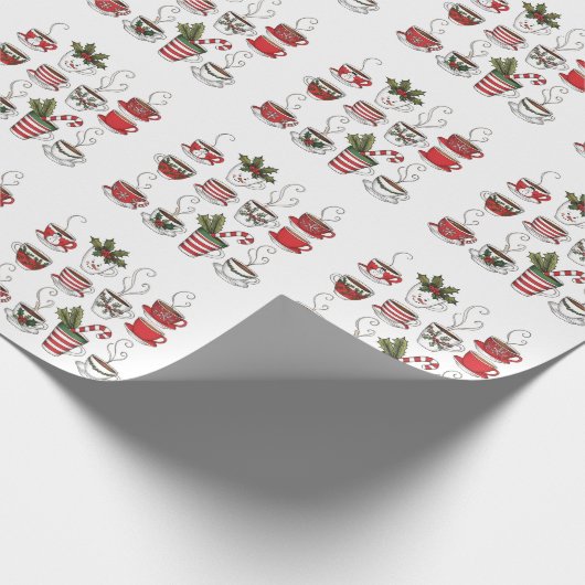 Funny Tee Tasse Weihnachten Geschenkpapier (Ecke)
