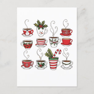 Funny Tee Tasse Weihnachten Postkarte