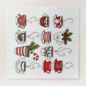 Funny Tee Tasse Weihnachten Puzzle (Horizontal)