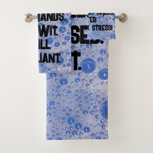 Funny, Teen Boy Bubbles Dusche Badezimmer Badhandtuch Set (Insitu)