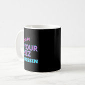 Funny Teen Slang No Cap Your Rizz Is Bussin Meme A Kaffeetasse (Vorderseite Links)