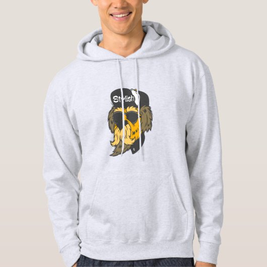 Funny Teeny hellgrauer Bruder Hoodie (Vorderseite)