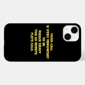 Funny Telefone Kundenservice Joke Case-Mate iPhone Hülle (Rückseite (Horizontal))