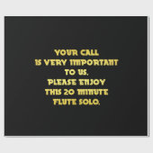 Funny Telefone Kundenservice Joke Geschenkpapier (Flach)