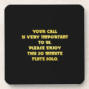 Funny Telefone Kundenservice Joke Getränkeuntersetzer