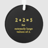 Funny Telefone Kundenservice Joke Ornament (Rückseite)
