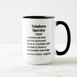 Funny Telefone Operator Definition Geschenke Tasse