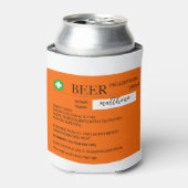 Funny Template Can Cooler - Kraft Bier Dosenkühler (Kanne Vorderseite)