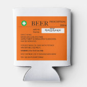 Funny Template Can Cooler - Kraft Bier Dosenkühler (Rückseite)