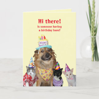 Funny Template für den Geburtstag Karte