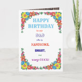 Funny Template für den Geburtstag Karte (Vorderseite)