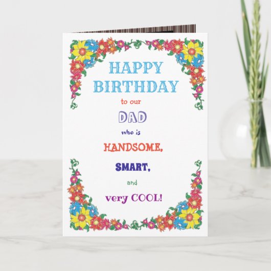 Funny Template für den Geburtstag Karte (Vorderseite)