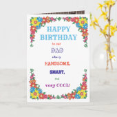 Funny Template für den Geburtstag Karte (Gelbe Blume)